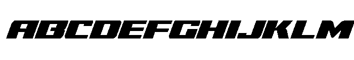 Super Brigade Semi-Condensed Font UPPERCASE