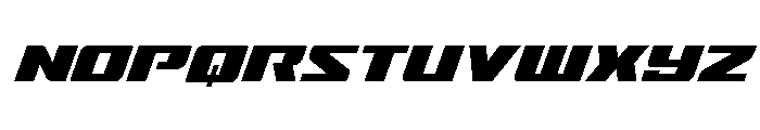 Super Brigade Semi-Condensed Font LOWERCASE