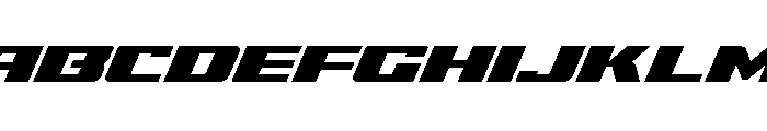 Super Brigade Semi-Expanded Font UPPERCASE