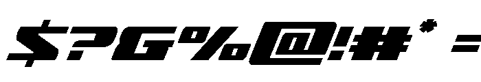 Super Brigade Font OTHER CHARS