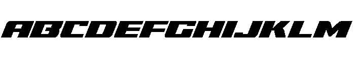 Super Brigade Font UPPERCASE