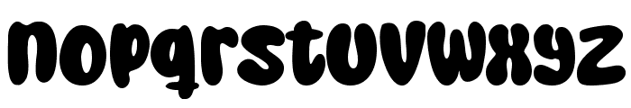 Super Bubbly Font LOWERCASE