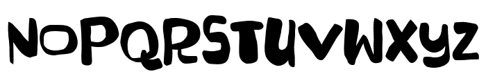 Super Bugly Regular Font LOWERCASE