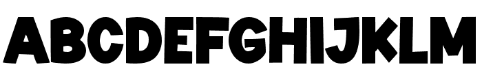 Super Cartoon Font UPPERCASE