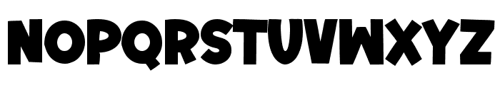 Super Cartoon Font UPPERCASE