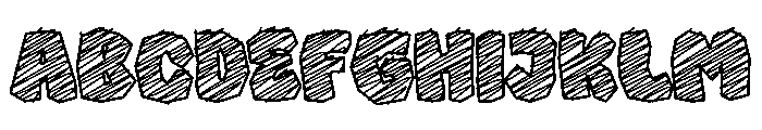 Super Chalk Font UPPERCASE