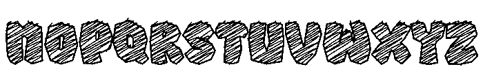Super Chalk Font LOWERCASE
