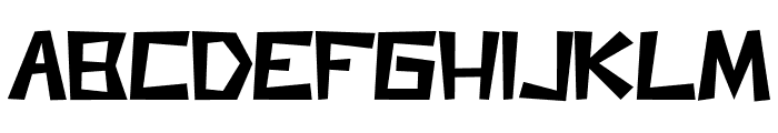 Super Crash Regular Font UPPERCASE