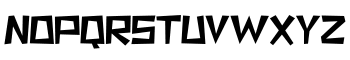 Super Crash Regular Font UPPERCASE