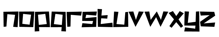 Super Crash Regular Font LOWERCASE