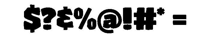 Super Crawler Font OTHER CHARS