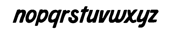Super Duty Font LOWERCASE
