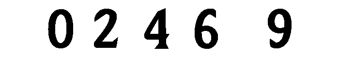 Super Gallery Font OTHER CHARS