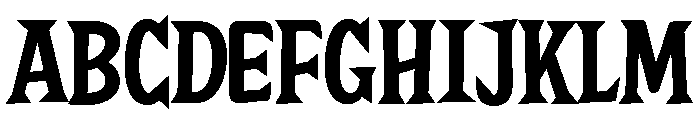 Super Gallery Font UPPERCASE