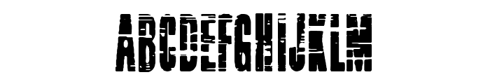 Super Glitch Press Font UPPERCASE