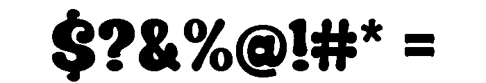Super Golden Font OTHER CHARS