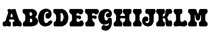 Super Golden Font UPPERCASE