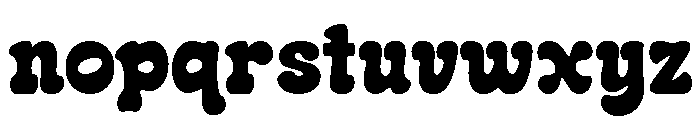 Super Golden Font LOWERCASE