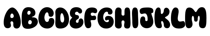 Super Happy Font UPPERCASE