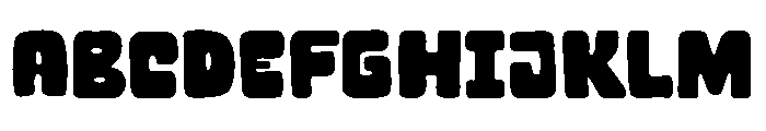 Super Hockey Regular Font UPPERCASE