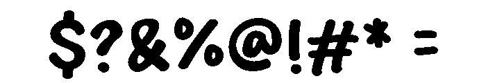 Super Hugsy Font OTHER CHARS