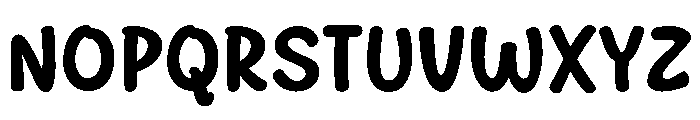Super Hugsy Font UPPERCASE
