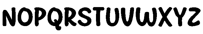Super Hugsy Font LOWERCASE
