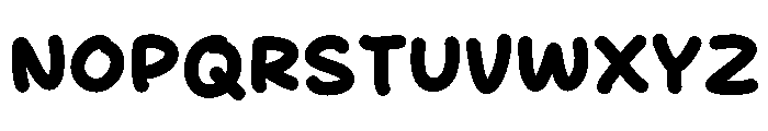 Super Jumbo Font LOWERCASE