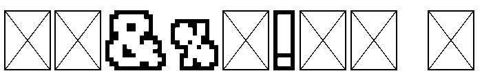 Super Mario 64 Beta Font Regular Font OTHER CHARS