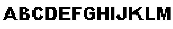 Super Mario 64 Beta Font Regular Font UPPERCASE