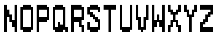 Super Mario 64 DS Regular Font UPPERCASE