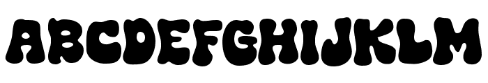 Super Nought Font UPPERCASE