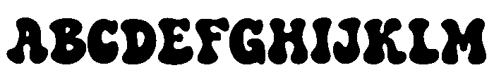 Super Nugget Regular Font UPPERCASE