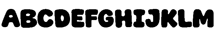 Super Pandora Regular Font UPPERCASE