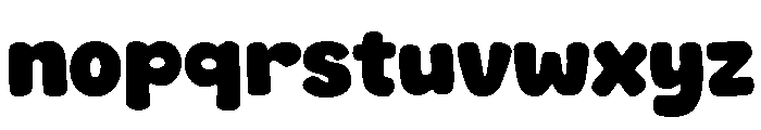 Super Pandora Regular Font LOWERCASE