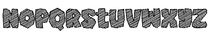 Super Pencil Font LOWERCASE