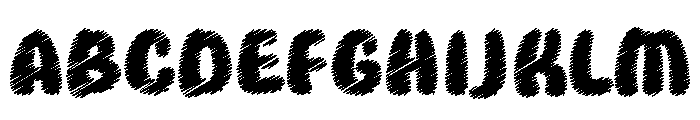 Super Scribble Font UPPERCASE