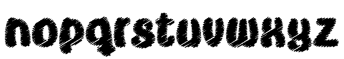 Super Scribble Font LOWERCASE