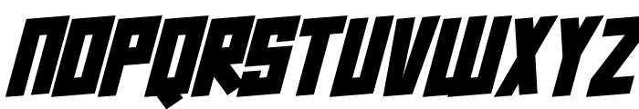 Super Squad Italic Font UPPERCASE