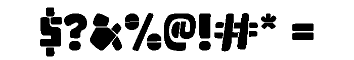 Super Stamped Regular Font OTHER CHARS