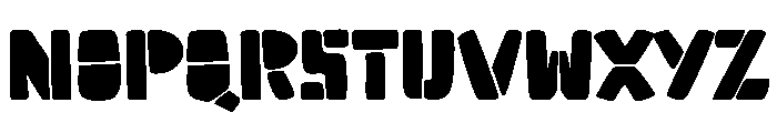 Super Stamped Regular Font UPPERCASE