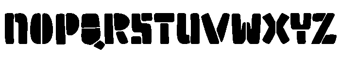 Super Stamped Regular Font LOWERCASE