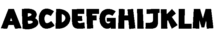 Super Three Font UPPERCASE