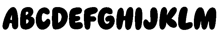 Super Waffles Regular Font UPPERCASE