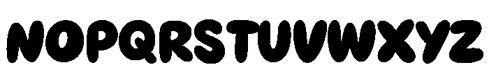 Super Waffles Regular Font UPPERCASE