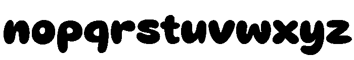 Super Waffles Regular Font LOWERCASE