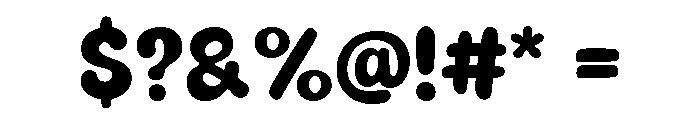 Super Warming Regular Font OTHER CHARS