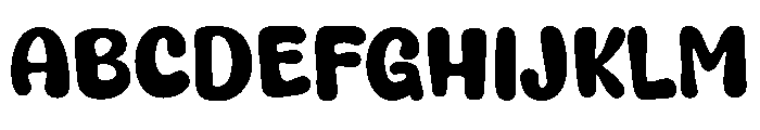 Super Warming Regular Font UPPERCASE