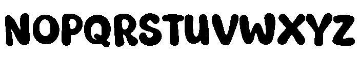 Super Warming Regular Font UPPERCASE