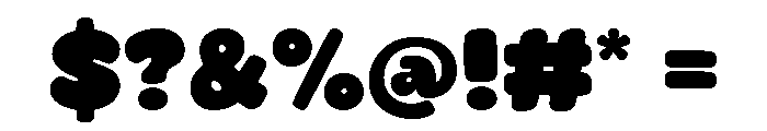 Super Whales Regular Font OTHER CHARS